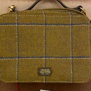Frances Valentine- plaid handbag like new